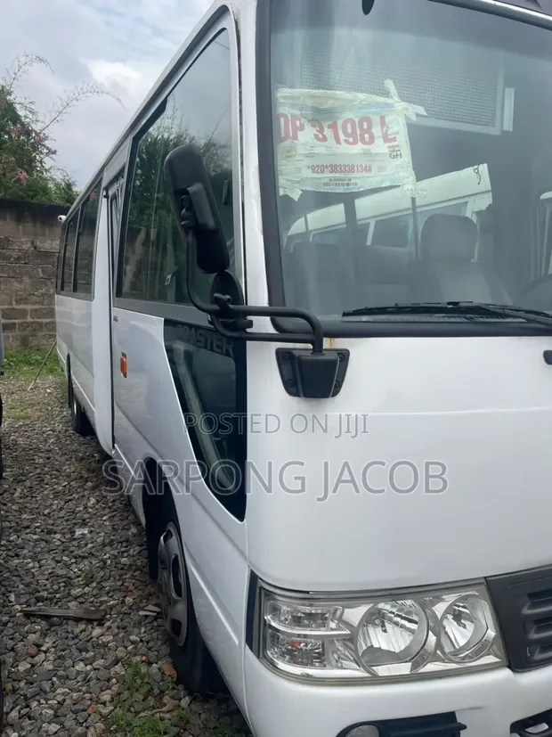 Toyota Coaster 2012 White - 1