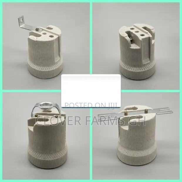 E27 Ceramic Heat Lamp Holder - 1