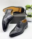 Boss Oxfords - Classic Leather Men's Shoes - 4