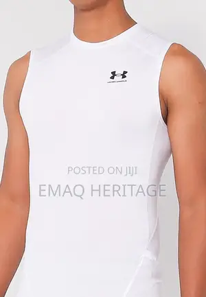 Under Armour Compression Muscle Tank - White