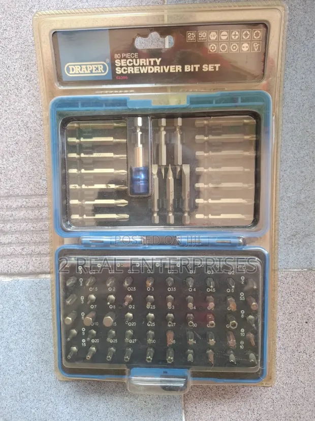 Draper 28-Piece Security Screwdriver Bit Set with Magnetic Holder - 1