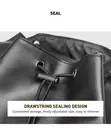 Luxury PU Leather Business Laptop Backpack - 1