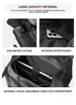 Luxury PU Leather Business Laptop Backpack - 3