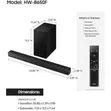 Samsung HW-B650F B-Series 3.1 Channel Soundbar - 1