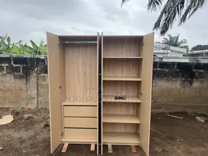 Wood-Mode 4-Door Wardrobe - Light Wood Finish