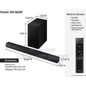 New Samsung HW-B620F 3.1 Channel 300W Soundbar