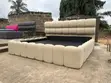 Royal Comfort Queen Bouclé Bed Frame - 2