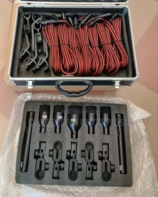 DR Drums Microphones with Cables - 1