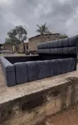 Lux Tufted U-Shaped Bed Frame - King Size - 1