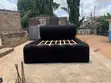 Cloud King Bed - Black Bouclé - 4