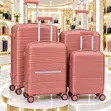 Anti-Crack Travel Suitcase Set (4 Pieces) - 2