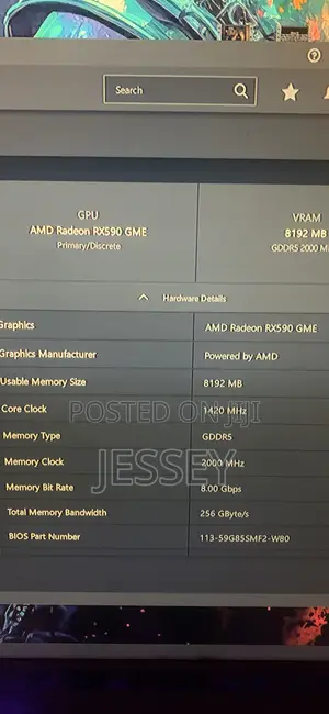 XFX RX 590 GME 8GB GDDR5 Graphics Card