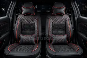 Luxury Red & Black Edition Seat Covers (2 Front)