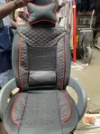 Luxury Red & Black Edition Seat Covers (2 Front) - 5