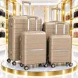 Plastic Unbreakable 4-Set Luggage, New Size Design - 2