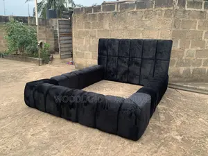 Double Luxury Black Velvet Bed Frame