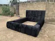 Double Luxury Black Velvet Bed Frame - 1