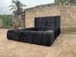 Double Luxury Black Velvet Bed Frame - 2