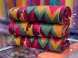 Ghana Kente Fabric - Traditional Woven - 1