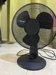 Sleek 3-Blade Black Desk Fan - 4