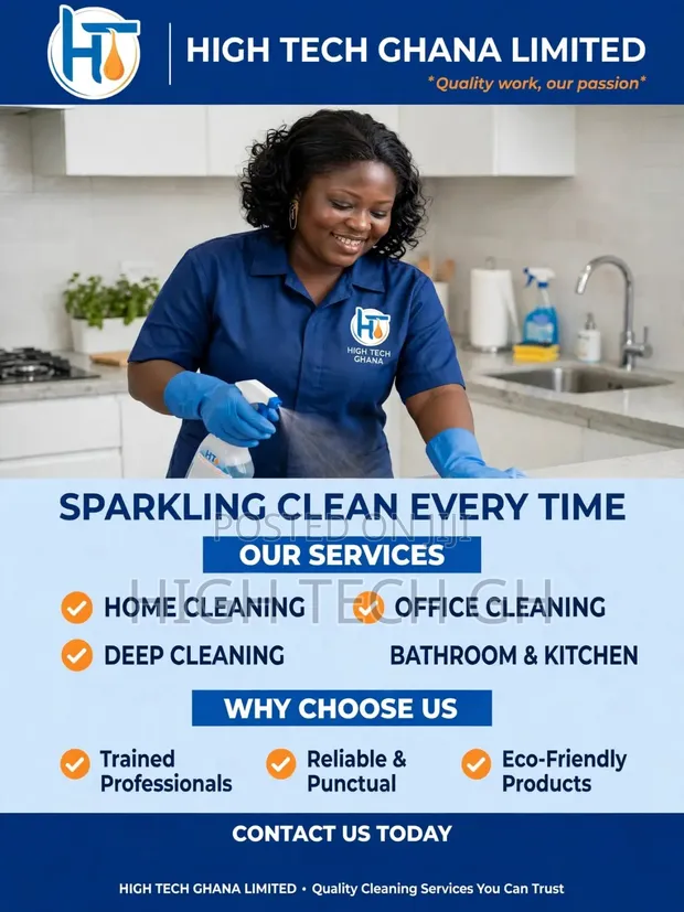 Professional Cleaning Service - High Tech Ghana Ltd - 1