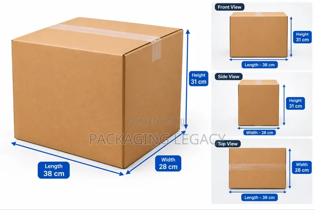 38x28x31cm Cardboard Boxes (Box C) - 1