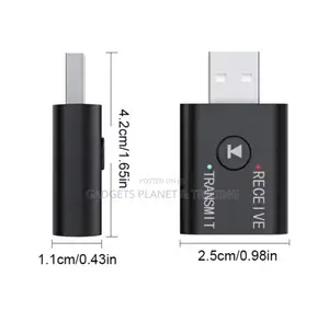 USB Bluetooth 5.0 Transmitter/Receiver to 3.5mm Adapter
