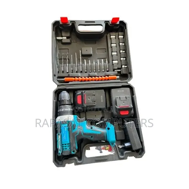 Rechargeable Multifunctional Drill and Screwdriver Set - 1