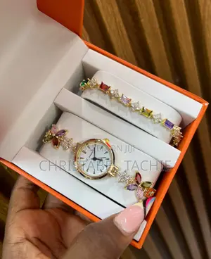 Beautiful Ladies Watch and Bracelet Set
