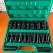Ace 20-Piece Wrench Socket Set (8-32mm) - 1