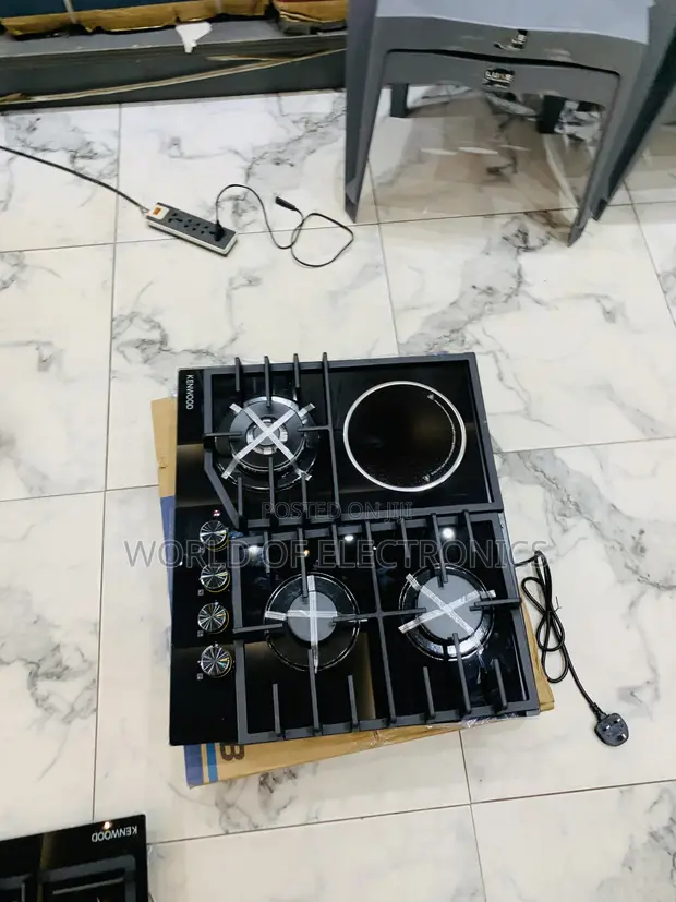 Kenwood 60cm 3+1 Built-in Gas and Electric Combo Hob - 1
