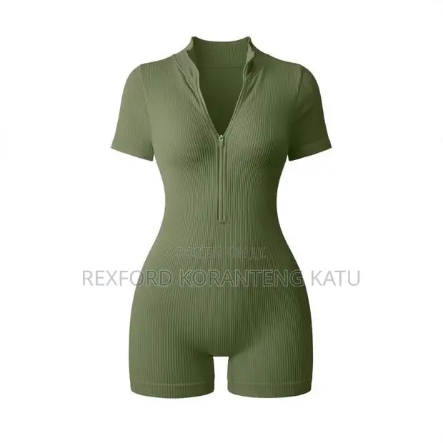 100K Seamless Zipper Romper - 1
