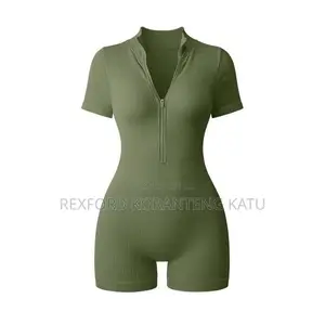 100K Seamless Zipper Romper
