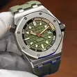 Audemars Piguet Royal Oak Offshore Diver - Silver/Green - 5