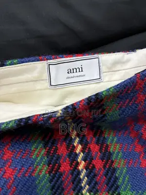 Ami Paris Plaid Wool Shorts - XL