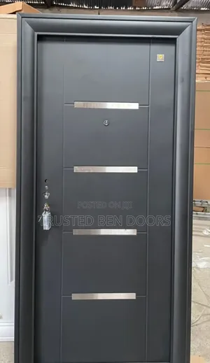 Paladin Turkey Single Security Doors - Black