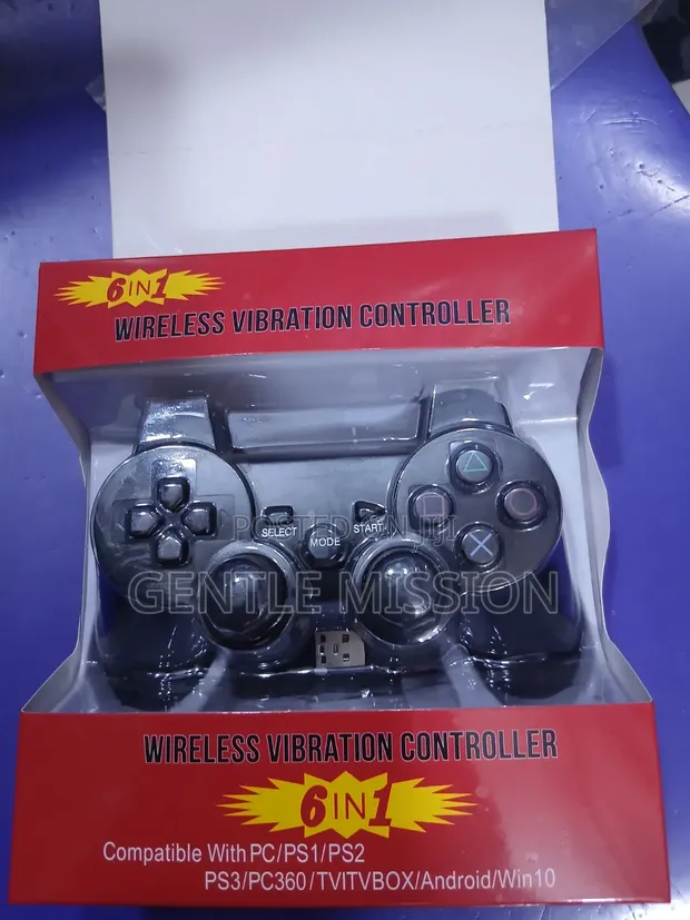 6-in-1 Wireless Controller for PC/PS1/PS2/PS3/Android - 1