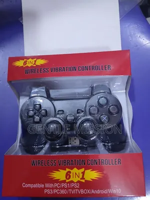 6-in-1 Wireless Controller for PC/PS1/PS2/PS3/Android