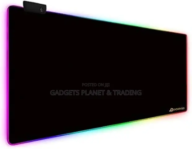 RS-07 RGB Gaming Mouse Pad 80x30cm with LED Edge Lights - 1