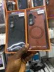 Z Fold 8 Ultra Leather Case with Front Glass - 1