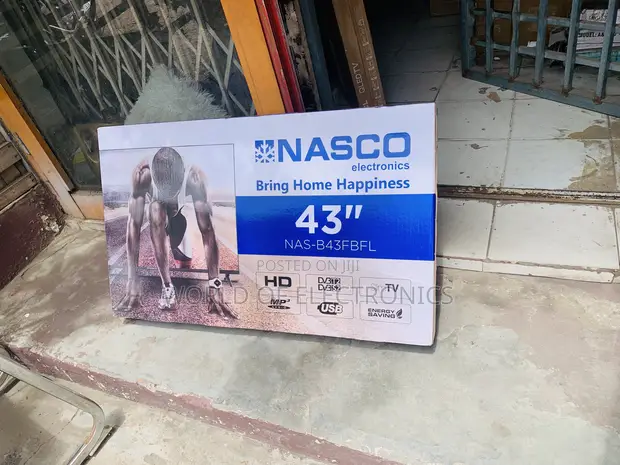 Nasco 43" FHD LED TV with Inbuilt Satellite Receiver - 1