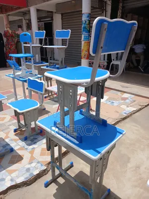 Student Table and Chair Set with Adjustable Height