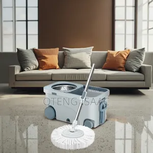 360° Rotating Spin Mop and Bucket Set with Wheels