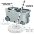 360° Rotating Spin Mop and Bucket Set with Wheels - 3