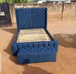 Queen Size Bed Frame with Ottoman - 2