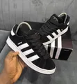 Adidas Campus Black & White Suede Sneakers - 2