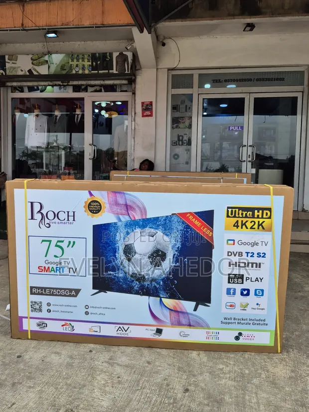 75-Inch Smart Roch TV with YouTube & Netflix - 1
