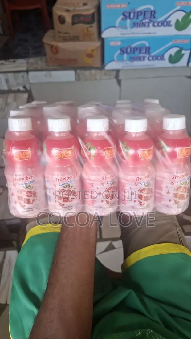 Vico Strawberry Coconut Jelly Drink - 1