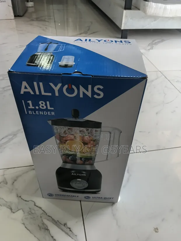 Ailyons 1.8L Blender - Black - 1