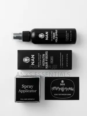 NAN Black Hair Fibers - Instant Fuller Hair